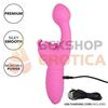 Vibrador estimulador punto g con masejador de clitoris y carga USB